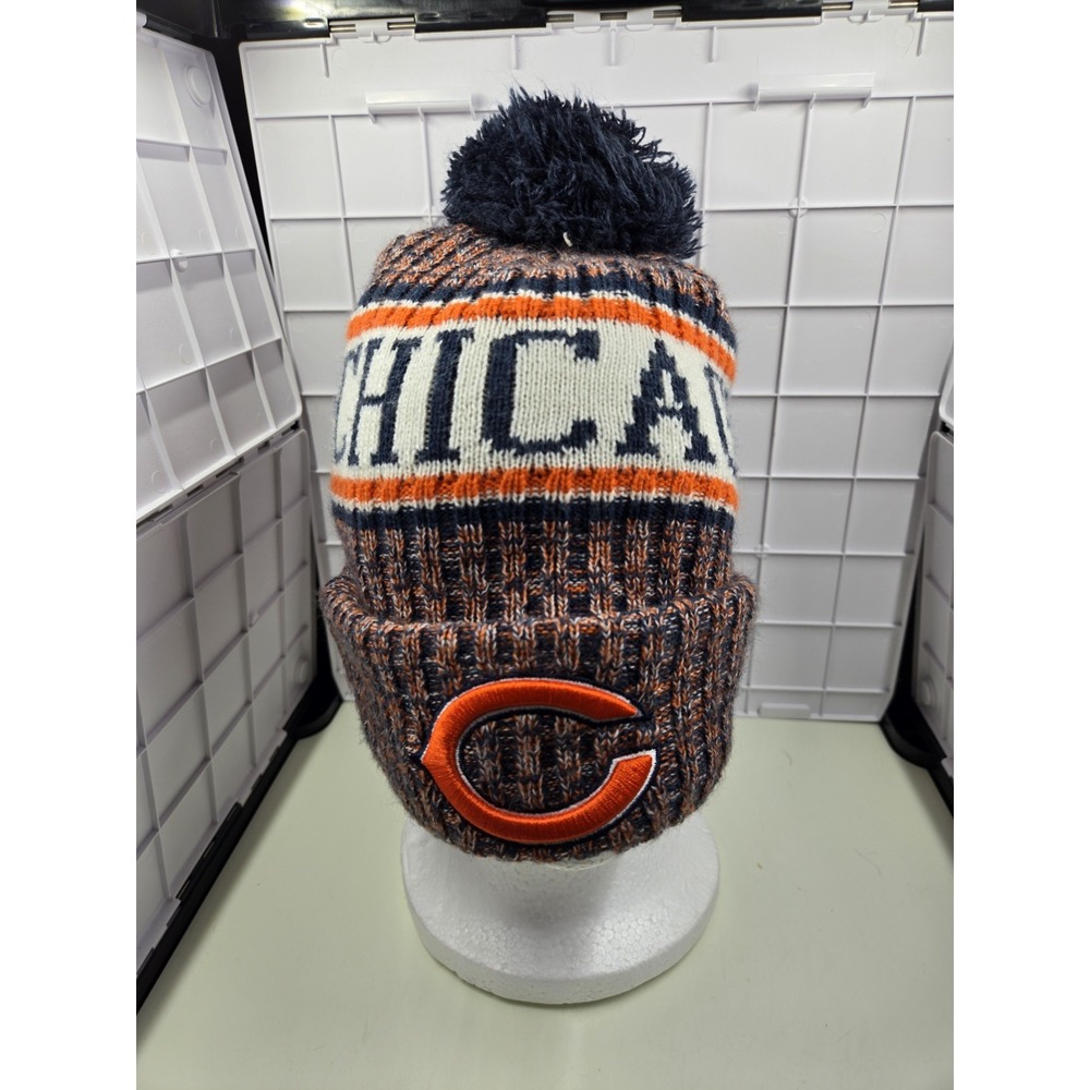 CHICAGO BEARS BEANIE NEW ERA ON FIELD NFL KNIT BEANIE ONE SIZE HAT CAP